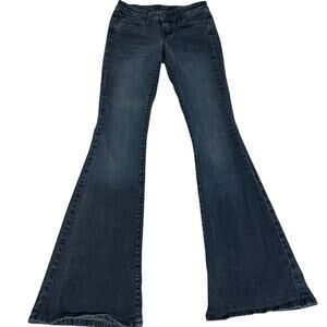 Jessica Simpson sassy skinny flare blue jeans, womens 25 “ waist.
